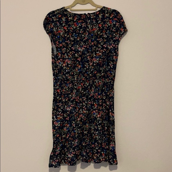 JCrew Ruffle Mini Wrap Dress - Picture 3 of 5